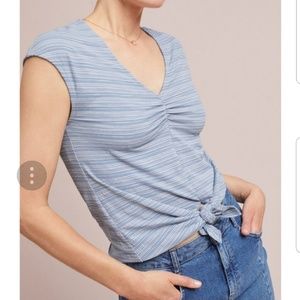 NWT Anthropologie short sleeve top size XS